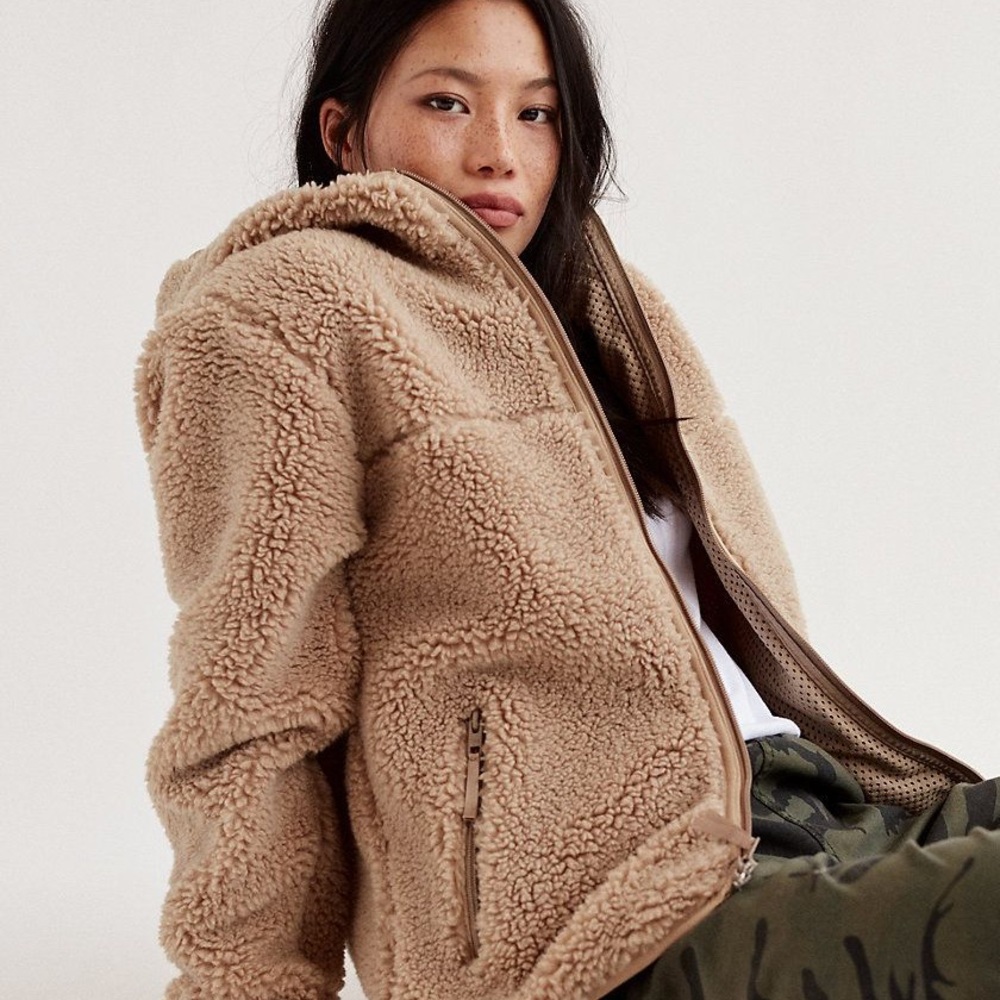 TNA from Aritzia Sherpa Fleece Teddy Jacket